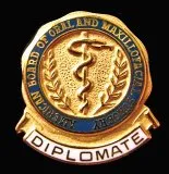 American Board of Oral and Maxillofacial Surgery diplomate medal